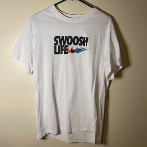 Nike Swoosh Life Logo Tee Shirt